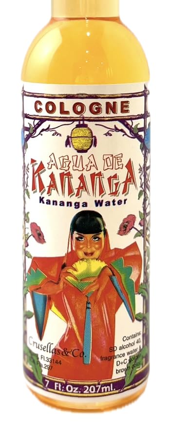 Crusellas Kananga Water (Agua de Kananga) Cologne 7 Fl. Oz.