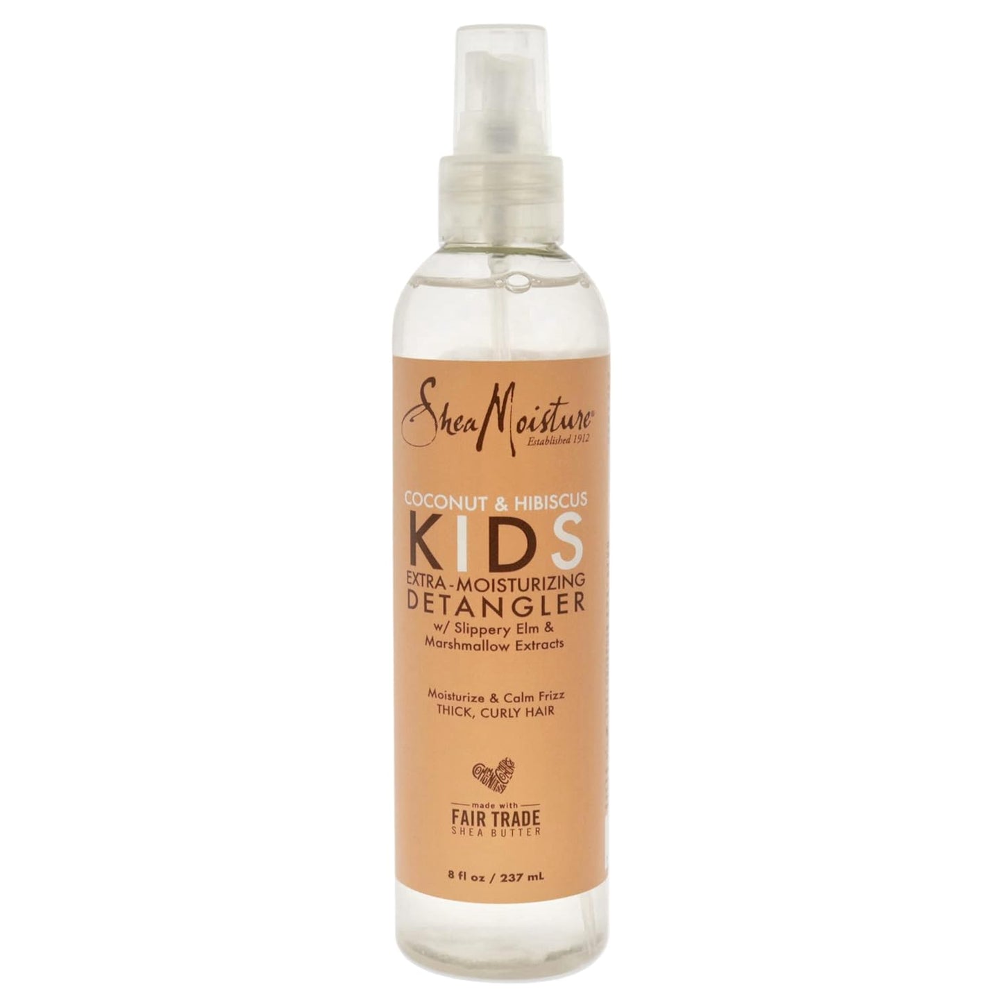 Shea Moisture Kids Detangler Coconut & Hibiscus 8 Ounce Pump (237ml) (Pack of 3)