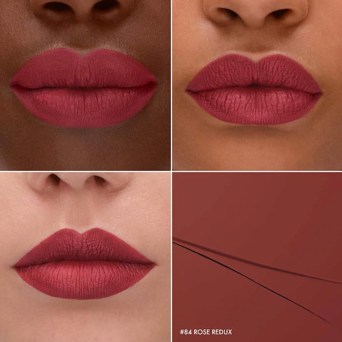 SEPHORA COLLECTION Cream Lip Stain 10HR Liquid Lipstick - 84 Rose Redux (.16 Fl Oz)