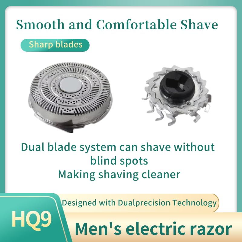 HQ9 Replacement Shaver Head Razor Blades Fit for Norelco 8171XL 8175XL 8280XL8160XLCC 8151XL 8150XL, Upgraded Precision Men's Electric Shaver Beauty and Personal Care BNVXR