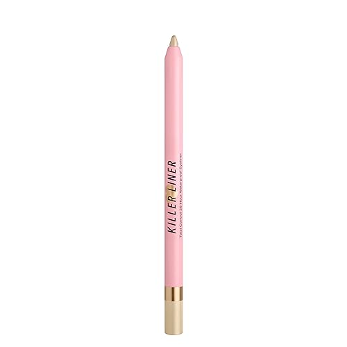 Too Faced Killer Liner 36-Hour Gel Eyeliner Pencil | Long Lasting, Waterproof, Non-Flaking Eyeliner Pencil, 0.04 Ounce, Cashmere