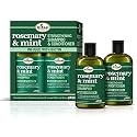 Difeel Rosemary and Mint Hair Strengthening Shampoo 12 oz & Conditioner with Biotin 12 oz 2-PC Boxed Set - Sulfate Free Shampoo & Conditioner, Paraben