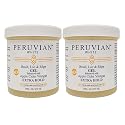 Peruvian white Braid, Loc, and Edge Gel EXTRA HOLD for Relaxed & Natural Hair, 16 oz. (Apple Cider Vinegar) (Pack of 2)