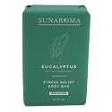 Sunaroma Soap Bar Eucalyptus Tea Tree + Ginger 8 Ounce (Pack of 6)