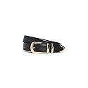Favorite Daughter Women's The Jordan Belt, Black Gold, Medium