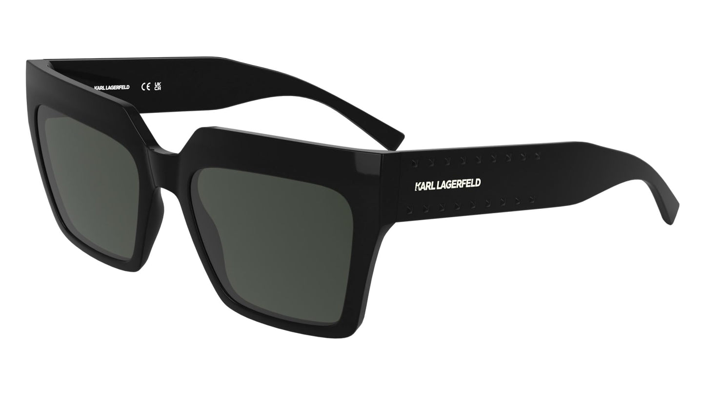 KARL LAGERFELD Women's Sunglasses KL6181S - Black with Solid Smoke Lens