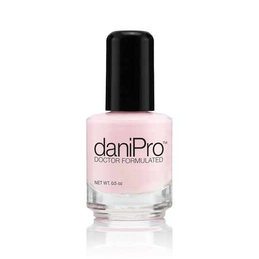 daniPro Love Is All Pink Nail Polish – Doctor Formulated Fingernail & Toenail Polish with Undecylenic Acid, Biotin & Vitamins, 0.5oz, Vegan, USA Made