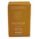 Sunaroma Soap Bar Shea Butter 8 Ounce (Pack of 2)