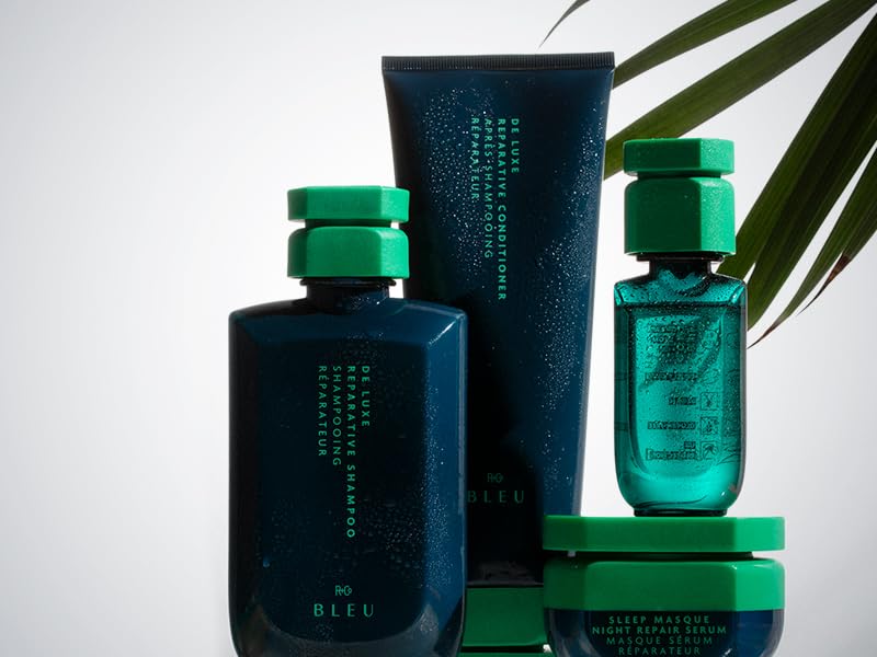 R+Co BLEU De Luxe Reparative Masque - Restores Texture, Strength, and Shine to Dry, Damaged Hair, Hydrates, Calms, Smoothes, Seals Cuticles, Mends