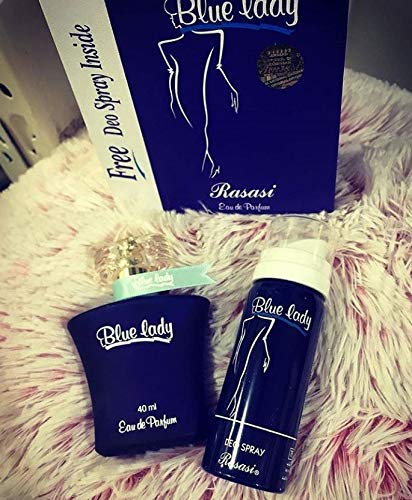 RASASI Blue lady for Women EDP-40ml with Deo | Aquatic Pour Homme Spray | Unique Refreshing Mint and Citrus Notes with warm Woody notes