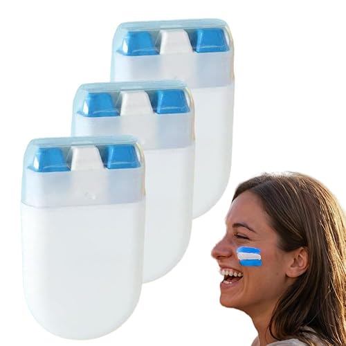 Face Paint Stick, Washable National Flag Face Paint Stick for 2026 Football Rugby Baseball Soccer, Eye Black Face & Body Paint for Outdoors Game