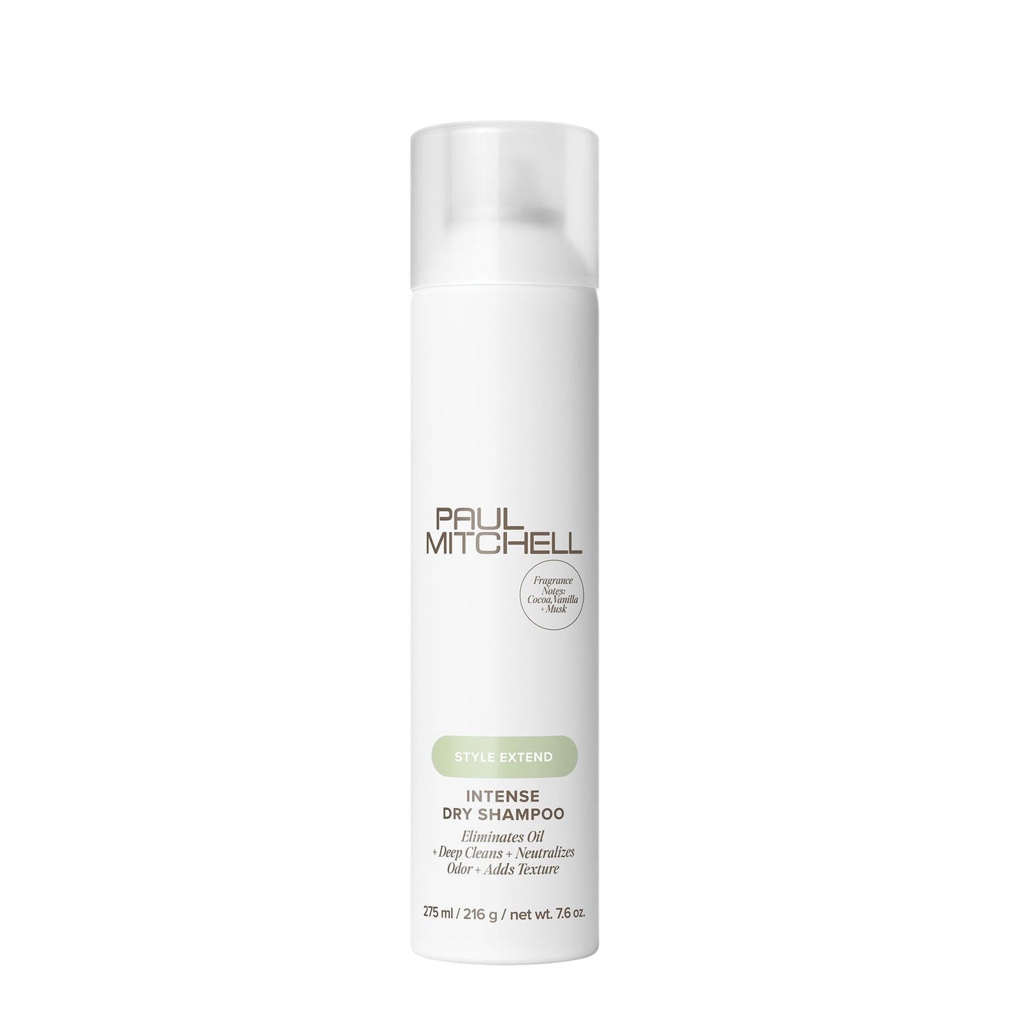 Paul Mitchell Intense Dry Shampoo, Eliminates Oil + Deep Cleans, For All Hair Types, 7.6 oz