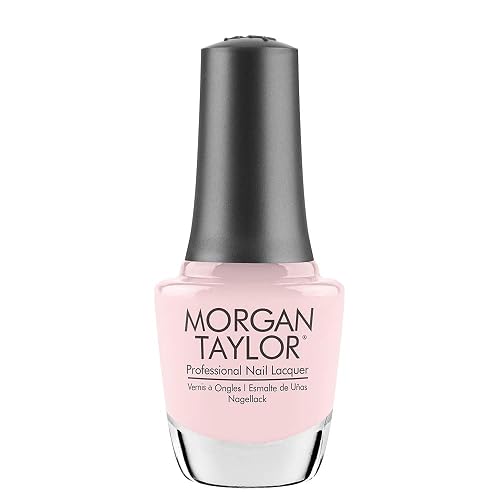 Morgan Taylor Nail Lacquer (Curls & Pearls) Light Pink Professional Lacquer, Vibrant, Chip-Resistant, Fast-Drying, Long-Lasting, High-Shine, Perfect Beauty & Personal Care Morgan Taylor