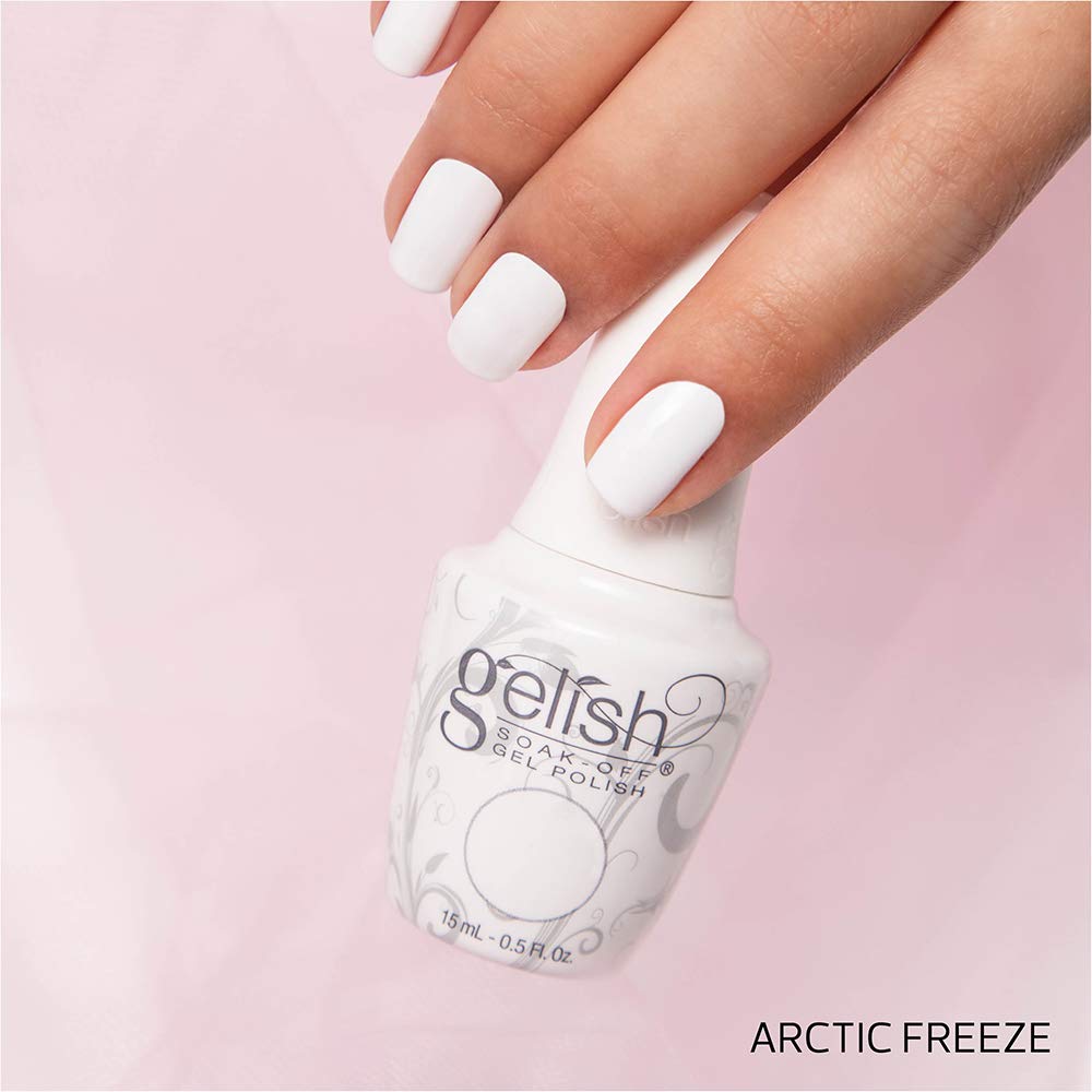 Gelish Soak-Off Gel Polish - 15mL TPO-Free, Long-Lasting, Vibrant Color, Professional Quality, High Shine, Chip-Resistant (Arctic Freeze)