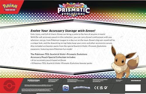 Pokemon TCG: Scarlet & Violet-Prismatic Evolutions Accessory Pouch Special Collection