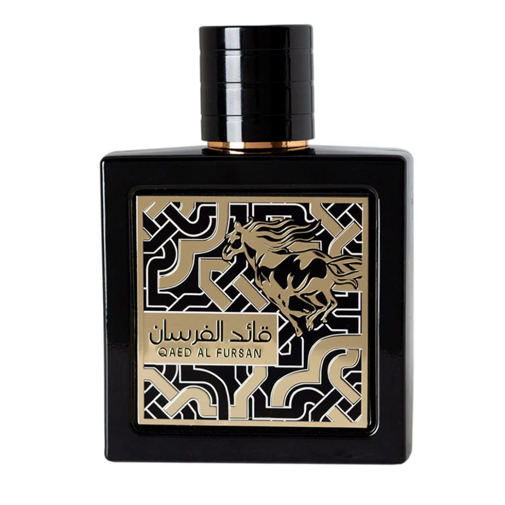 Lattafa Qaed Al Fursan - Oriental, Fruity, Fresh, Amber Wood - Eau de Parfum Long-Lasting Fragrance for Unisex, 3.40 Ounce / 100 ml Beauty and Personal Care Lattafa