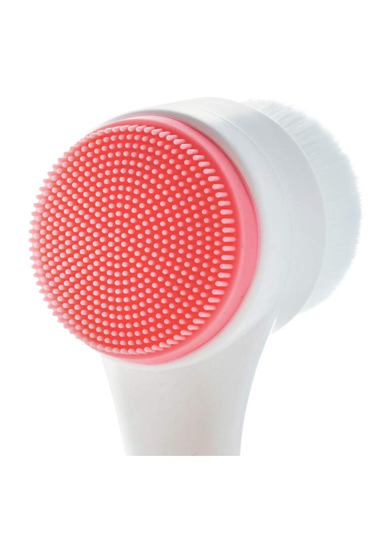 Cala Dual-Action Facial Cleansing Brush (Pink)