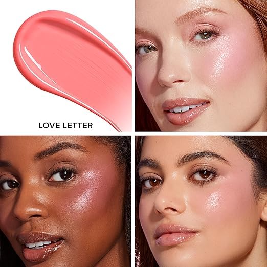 Too Faced Love Flush Blush Glowing Liquid Blush | Liquid Blush, Blendable, Luminous Blush that leaves a Flush of Color | Layer over makeup or wear