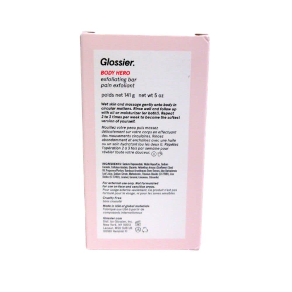 Glossier - Body Hero - Exfoliating Body Bar 5 oz Beauty & Personal Care Glossier