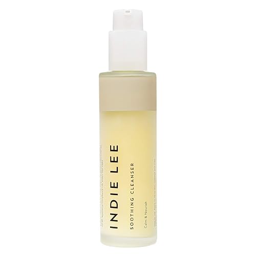 Indie Lee Soothing Facial Cleanser, Gentle, Moisturizing Face Wash + Makeup Remover for Sensitive Skin, Hydrate & Calm Redness with Rose Damascena
