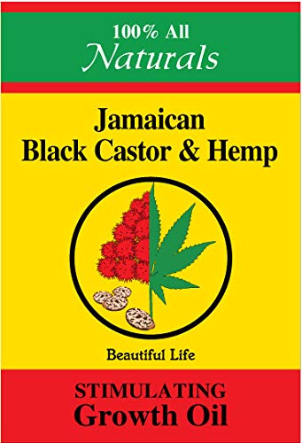 Beautiful Life Black Castor & Hemp Jamaican Black Castor Oil Infused with Hemp Seed Oil 4oz (2ea)