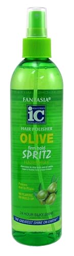 Fantasia Spritz Olive Firm Hold 12 Ounce Pump (354ml) (6 Pack)