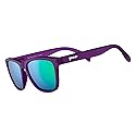 goodr Gardening with a Kraken Polarized Sunglasses, Medium Sized (OG), Dark Purple Translucent Lens with Light Green Mirrored Reflective Lens, UV400