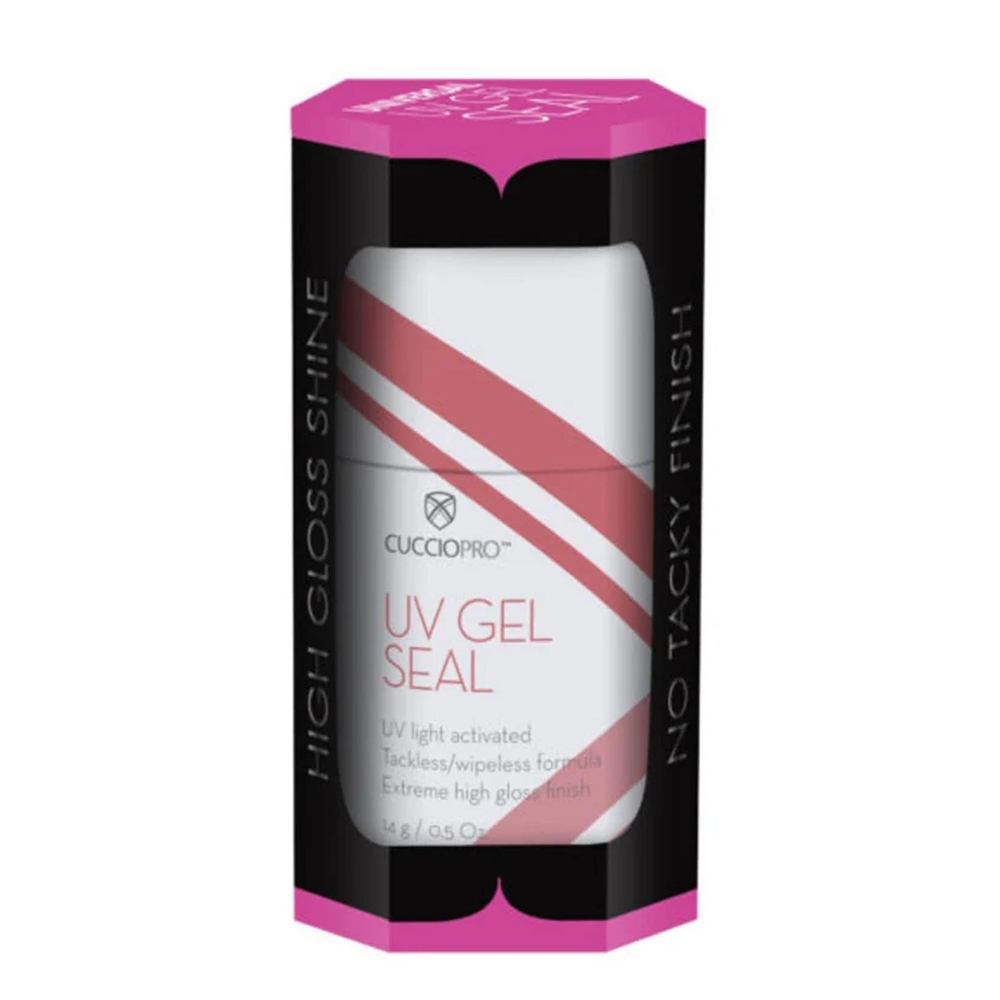 Cuccio Pro Universal UV Gel Seal - High-Gloss, No-Wipe Top Coat for Gel and Acrylic Nails, 0.5 oz Beauty & Personal Care Cuccio