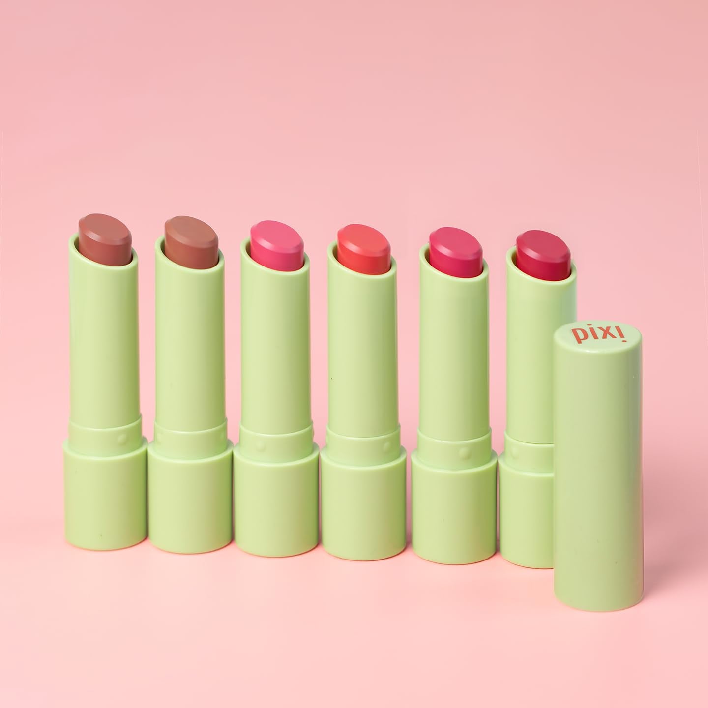 Pixi NaturelleLip | Hydrating Demi-Matte Lipstick with Sunflower Oil, Jojoba & Vitamin E | Natural Finish & Comfortable All-day Wear | Pecan | 0.1