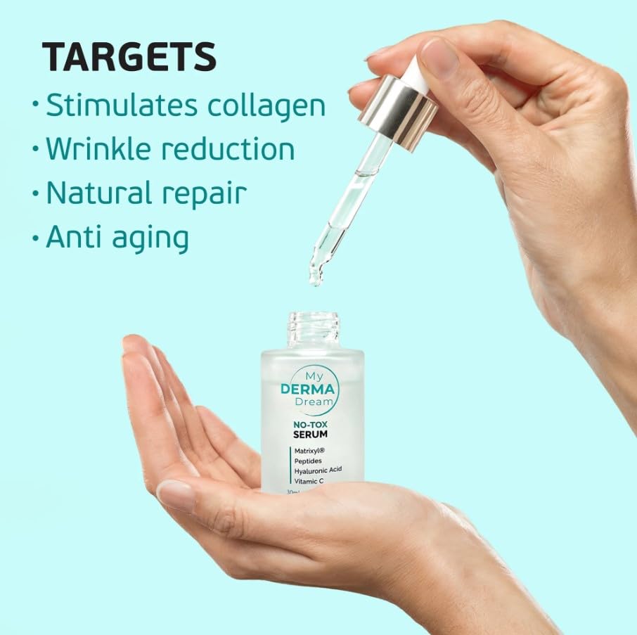 My Derma Dream No-Tox face serums for anti aging | wrinkle reduction anti aging serum | Supports natural repair & Crafted to ignite a boost