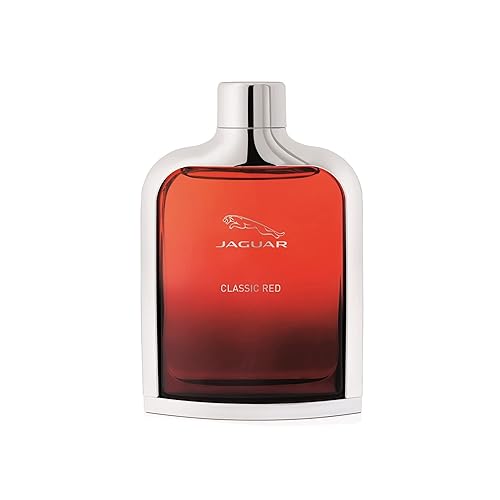 Jaguar Classic Red Eau de Toilette Spray for Men, 3.4 Fl Oz