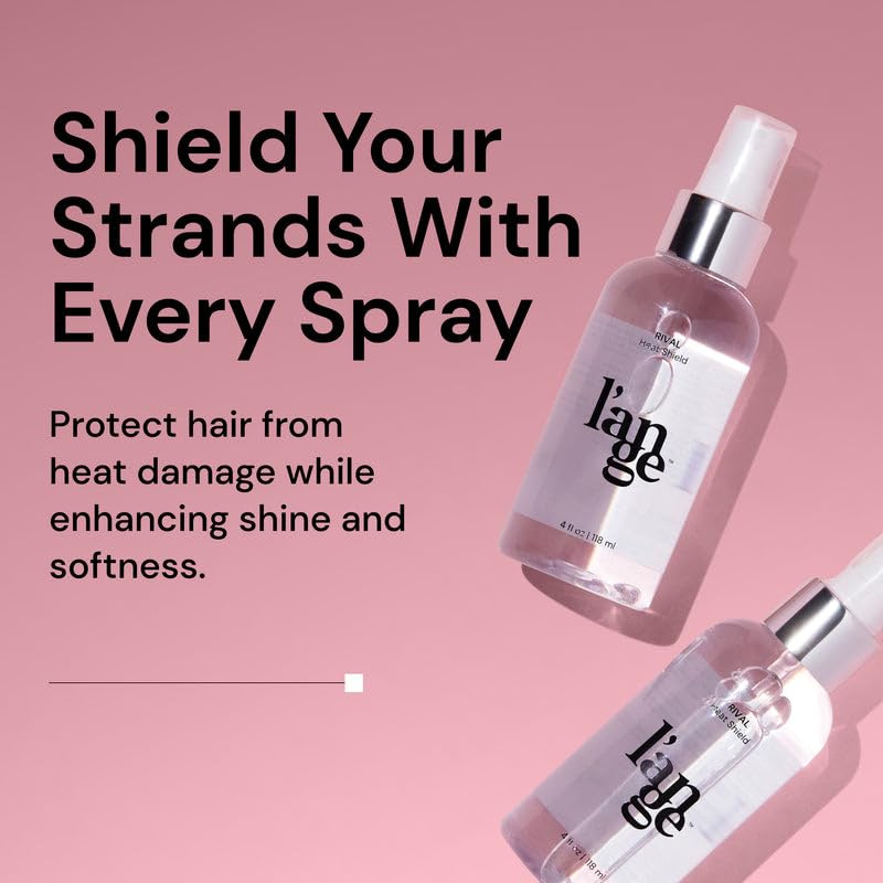 L'ANGE HAIR Rival Heat Shield | Heat Protection Spray for Hair | Prevents Frizz and UV Damage | Lightweight Thermal Protectant Spray | Adds Shine