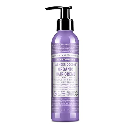 Dr. Bronner's - Organic Hair Creme (Lavender Coconut, 6 Ounce)