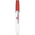 MAYBELLINE Super Stay 24 2-step Long Lasting Liquid Lipstick and Lip Balm, 915 Sultry Amber, 1 count