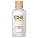 CHI Keratin Silk Infusion, Hydrating Hair Serum For Restoring Softness & Shine, Helps Dry, Damaged Hair, Sulfate-free, 6 Oz
