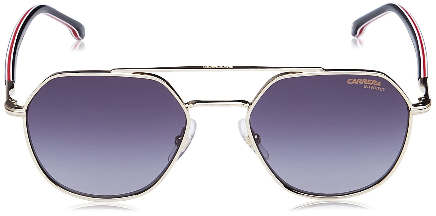 Carrera Unisex Sunglasses, W97/9o Gd Strpd Bk, 53