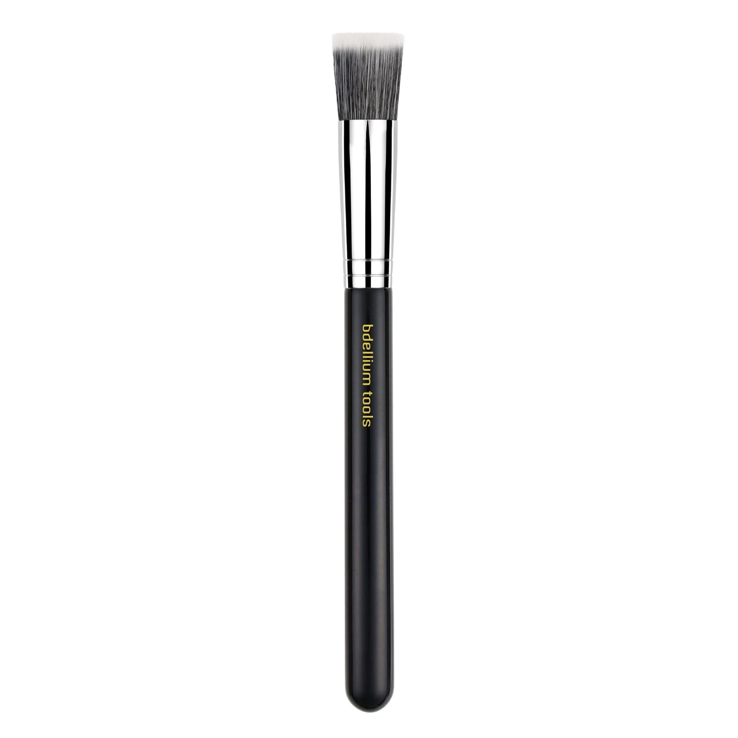 Bdellium Tools Professional Makeup Brush - Maestro Series 953 Duet Fiber Foundation - With Soft Synthetic Fibers, For Precise Application
