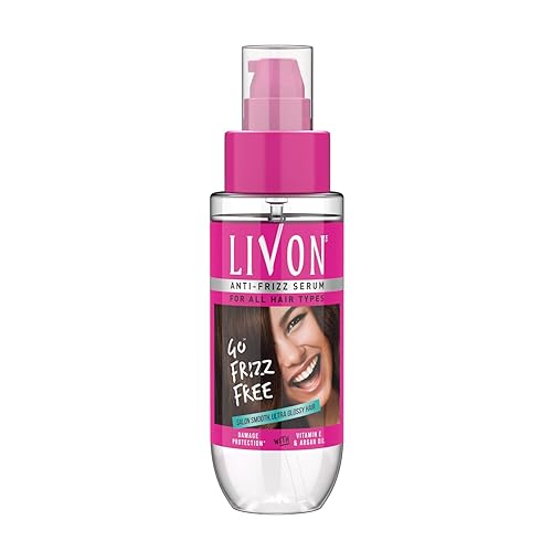 Livon Hair Serum for Men & Women | Frizz-free, stronger and shinier hair | Sulphate & Paraben free| For All Hair Types | Lightweight & Non Greasy