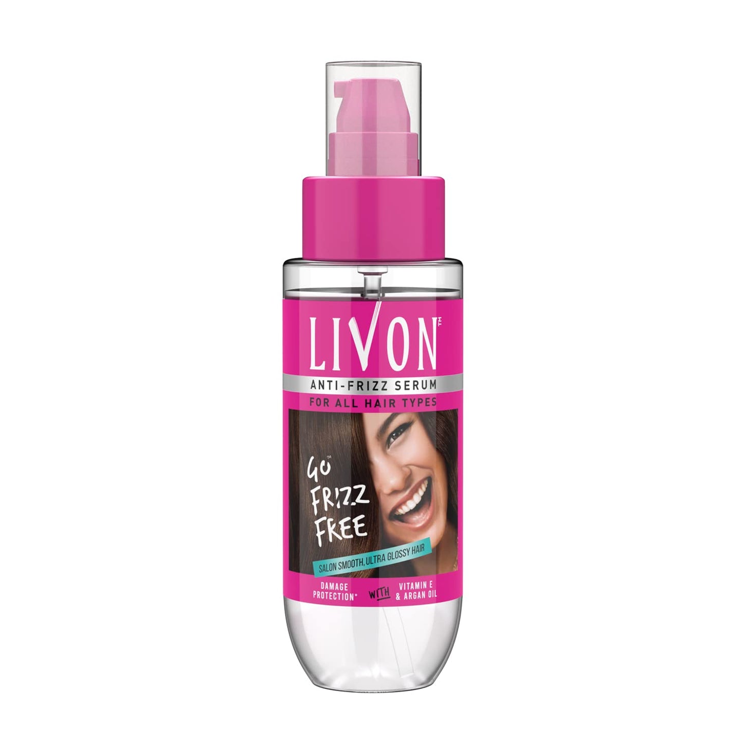 Livon Hair Serum for Men & Women | Frizz-free, stronger and shinier hair | Sulphate & Paraben free| For All Hair Types | Lightweight & Non Greasy