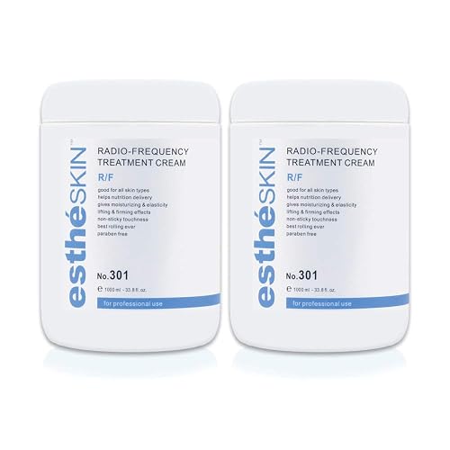 estheSKIN RF Cream for Professional Radio Frequency Treatment, 33.8 fl.oz. / 1000 ml (2-Pack)