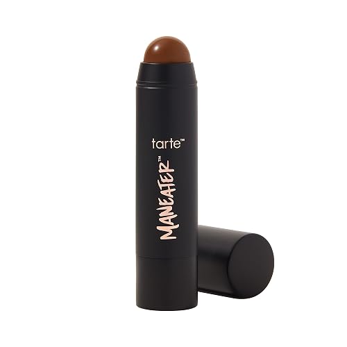 tarte maneater silk stick bronzer - Buildable Lightweight Cream Bronzer, Natural Matte Finish, Vegan & Cruelty-Free, full size, nightfall
