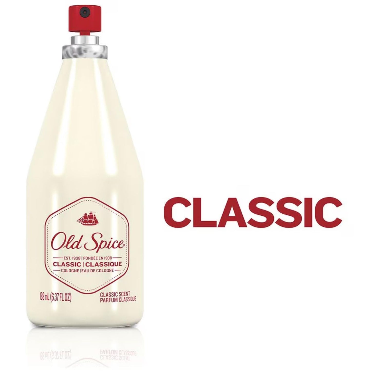 Old Spice Classic Cologne Spray 6.37 Oz
