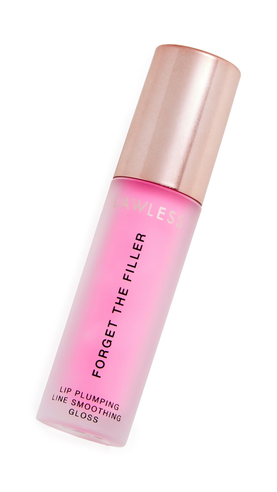 Lawless Forget the Filler Lip Plumping Line Smoothing Gloss - Daisy Pink - Premium Volumizing Lip Gloss with Natural Ingredients Designed to Plump,