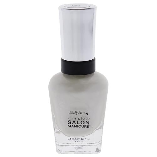 Sally Hansen Complete Salon Manicure Nail Polish | Multi-Benefit Nail Color |Strengthening Keratin Formula | 012 Pearly Whites Beauty & Personal Care Sally Hansen