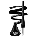 Palladio Liquid Eyeliner, Black, Highly Pigmented, For Intense Eye Definition, Smear-proof Liquid Eyeliner, Includes Easy Grip Wand and Felt Tip