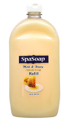 SpaSoap Milk & Honey Cream Soap Refill 32 oz / 947 ml