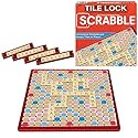 Tile Lock Scrabble by Winning Moves Games USA, Innovative Gameboard "Locks" Tiles In Place, for 2 to 4 Players, Ages 8 and Up