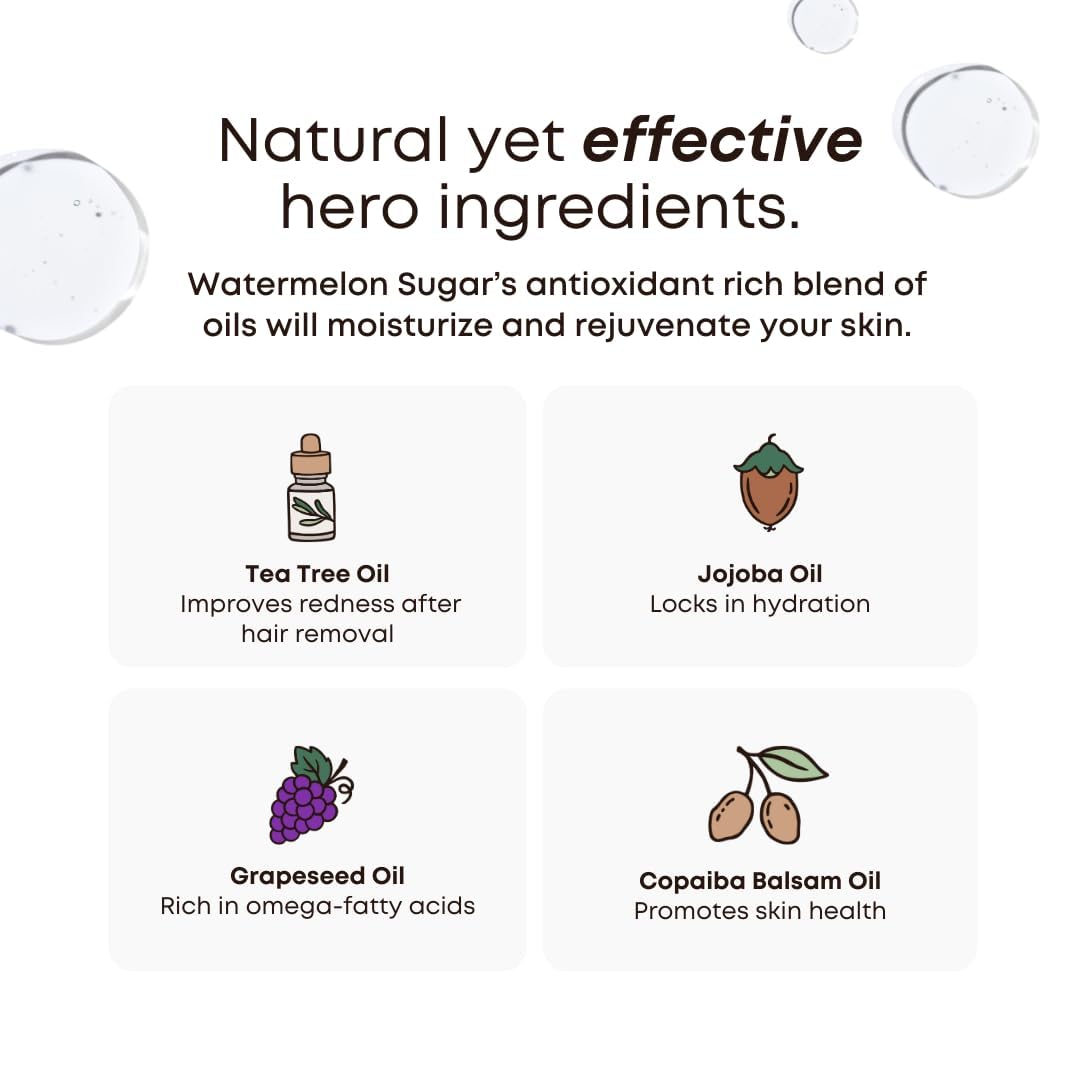 Bushbalm Ingrown Hair Oil - Helps Prevent and Repair Skin from Ingrown Hairs, Razor Burn & Underarm Bumps - Soothe Skin from Post Shave Itchiness Beauty and Personal Care Bushbalm