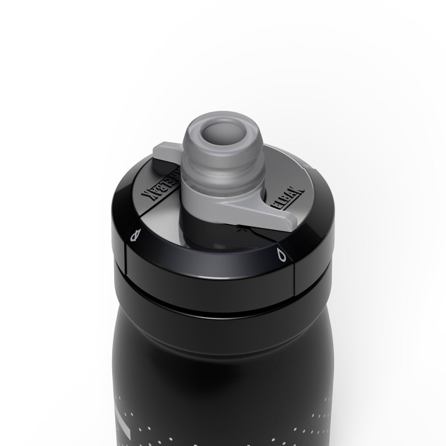 CamelBak Podium Bike Squeeze Water Bottle Black, 15oz