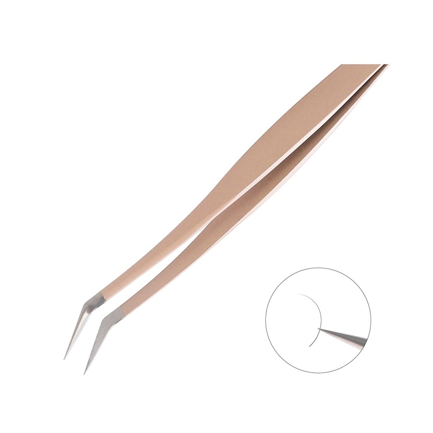 Eyelash Extension Tweezers Stainless Steel 3D Accurate Clip Eyelashes Tweezers Lash Extensions Supplies Set Tool(ZJ-01) Beauty and Personal Care ZXYZXYZZ